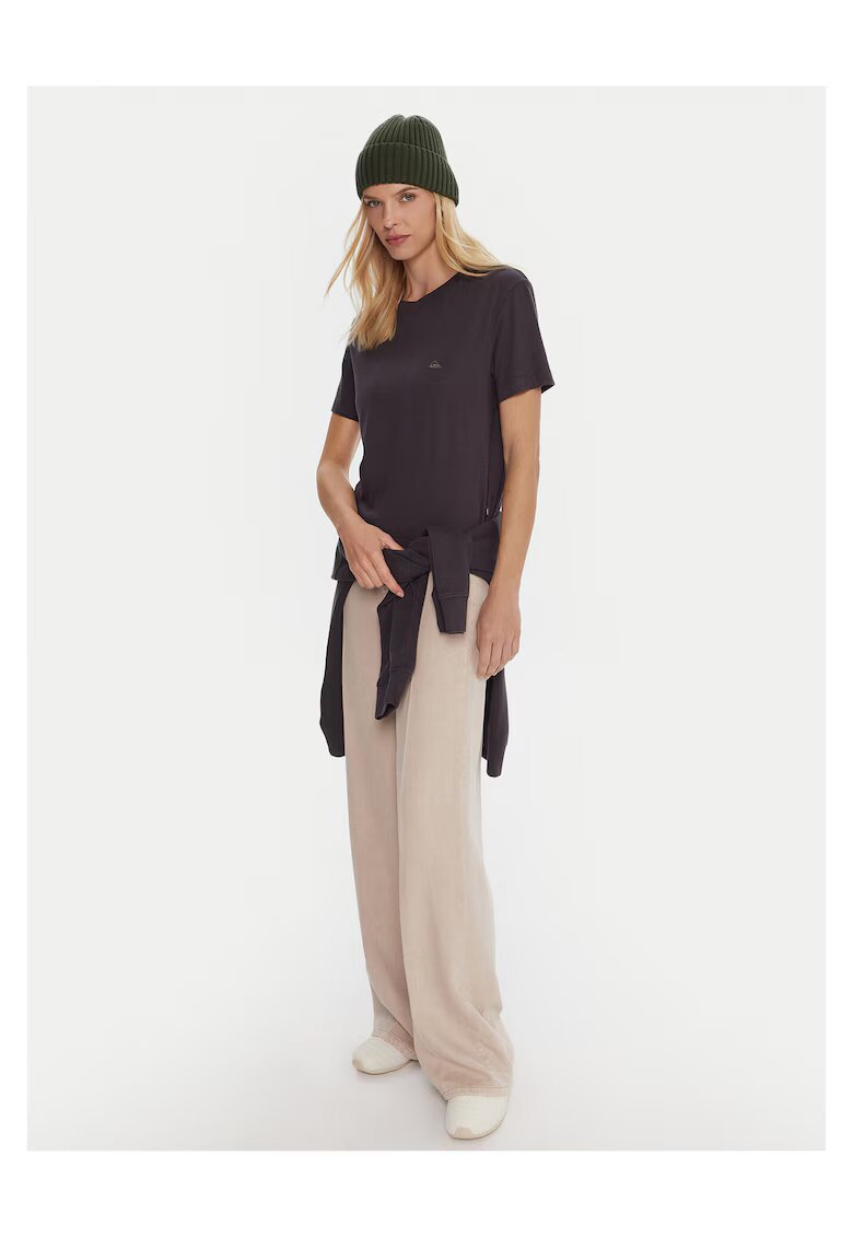 Quiksilver Tricou dama gri - fabricat moale