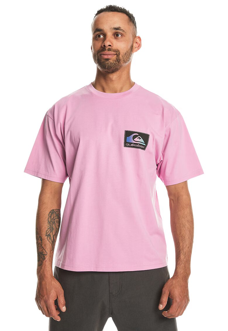 Quiksilver Tricou de bumbac organic Back Flash - Lila