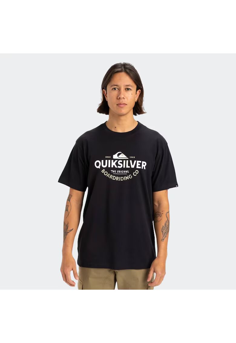 Quiksilver Tricou sport negru - Negru