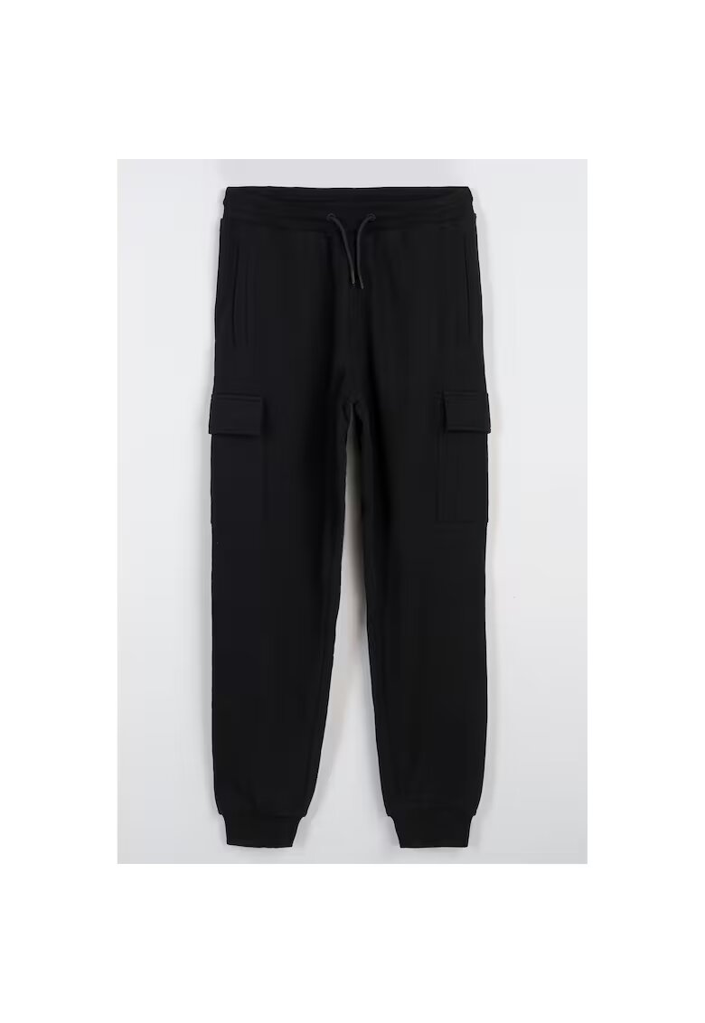 R Pantaloni cago cu talie ajustabila din bumbac