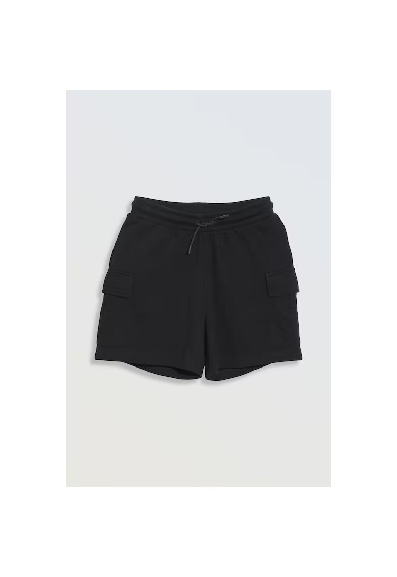 R Pantaloni scuti cu buzunae aplicate si snu in talie