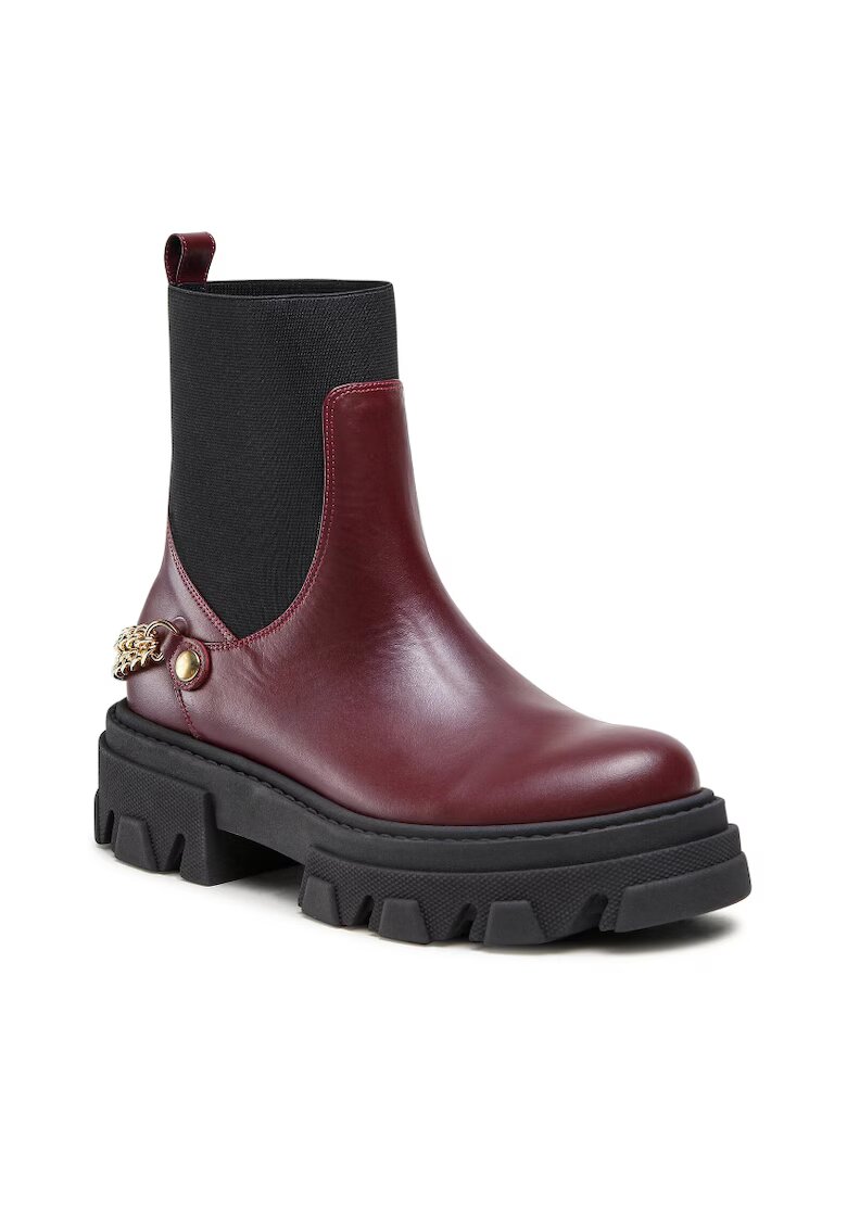 Rage Age Botine dama - 301549338 - Piele naturala - Visiniu - Visiniu