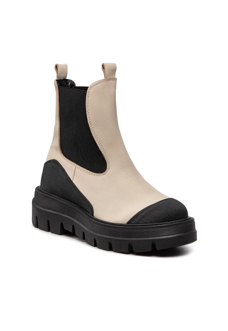 Rage Age Cizme Chelsea dama - Piele naturala - Bej - Bej