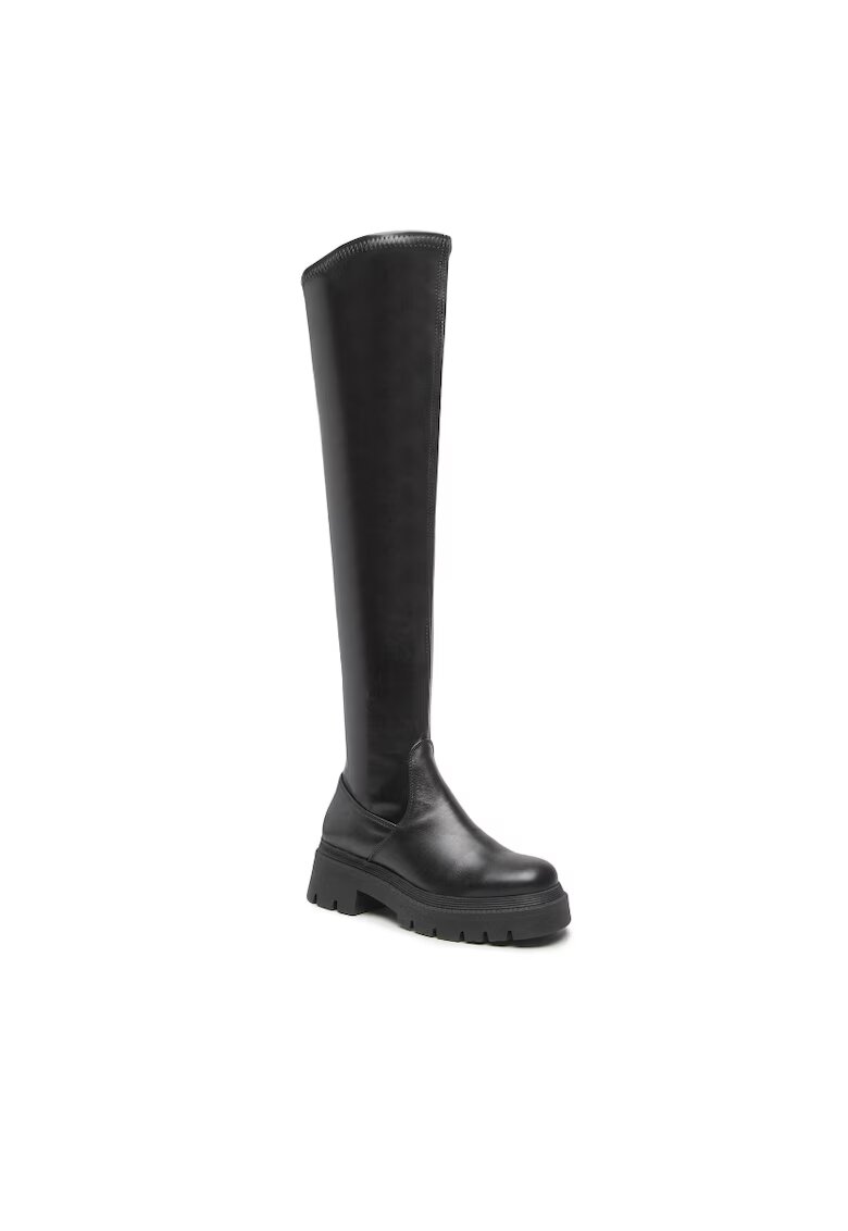 Rage Age Cizme dama dama - Piele ecologica - Negru - Negru