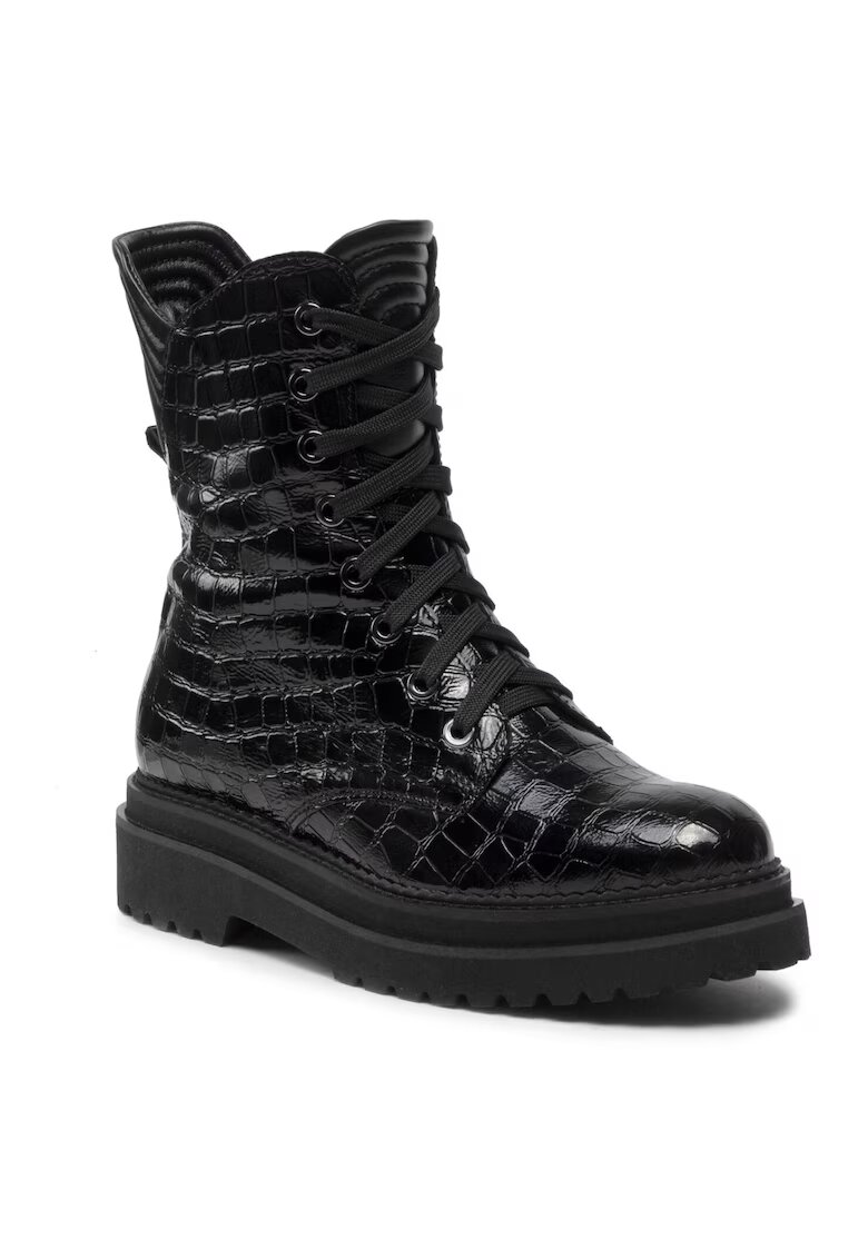 Rage Age Ghete dama - 301548461 - Piele naturala/Piele lacuita - Negru - Negru