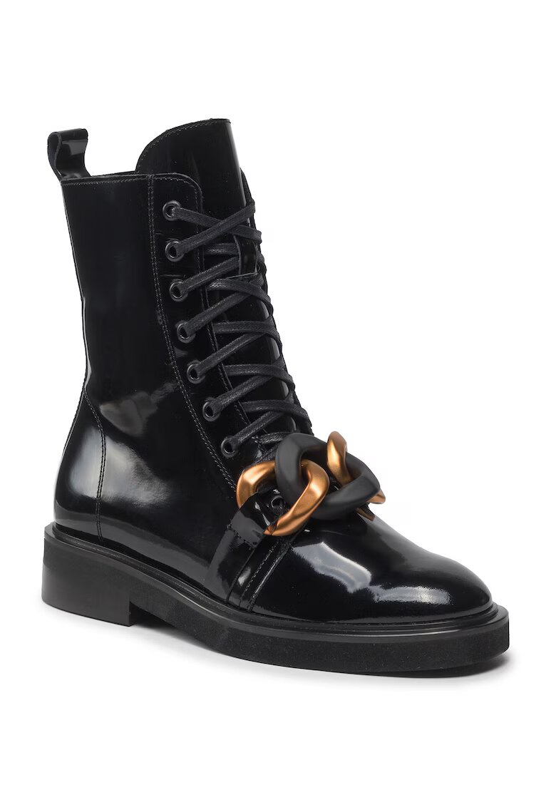 Rage Age Ghete dama - 301548508 - Piele naturala/Piele lacuita - Negru - Negru