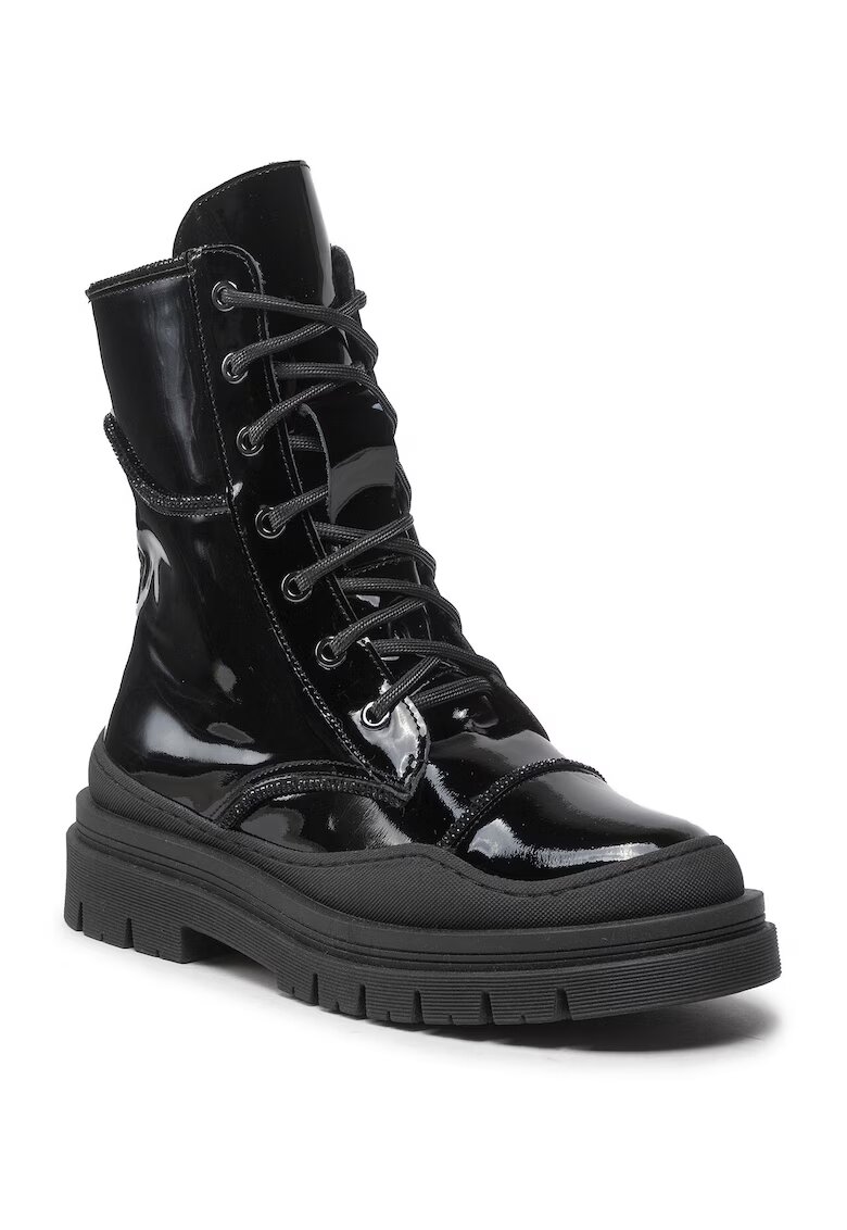 Rage Age Ghete dama - 301548676 - Piele naturala/Piele lacuita - Negru - Negru