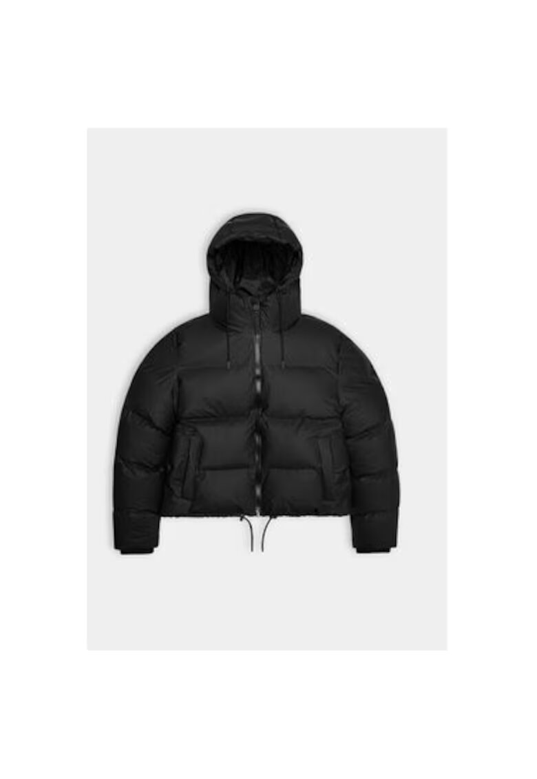 Rains Geaca dama - 303132743 - Poliester - Negru - Negru