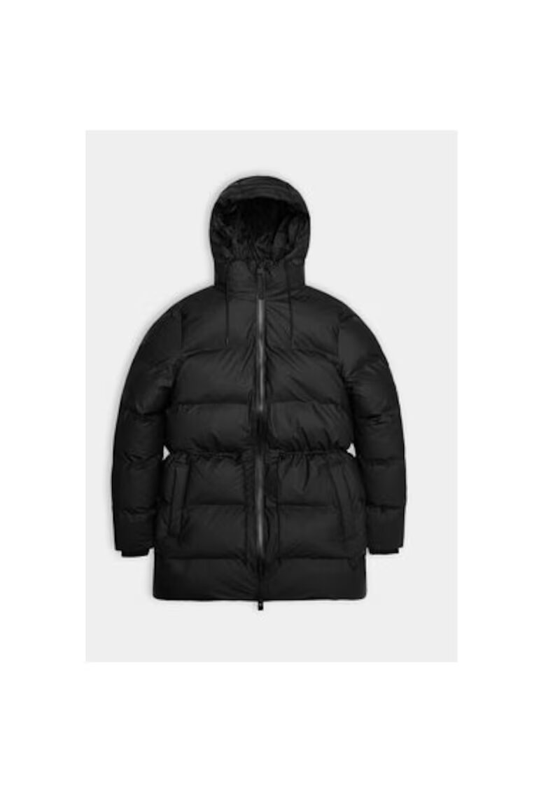 Rains Geaca dama - 303132828 - Poliester - Negru - Negru