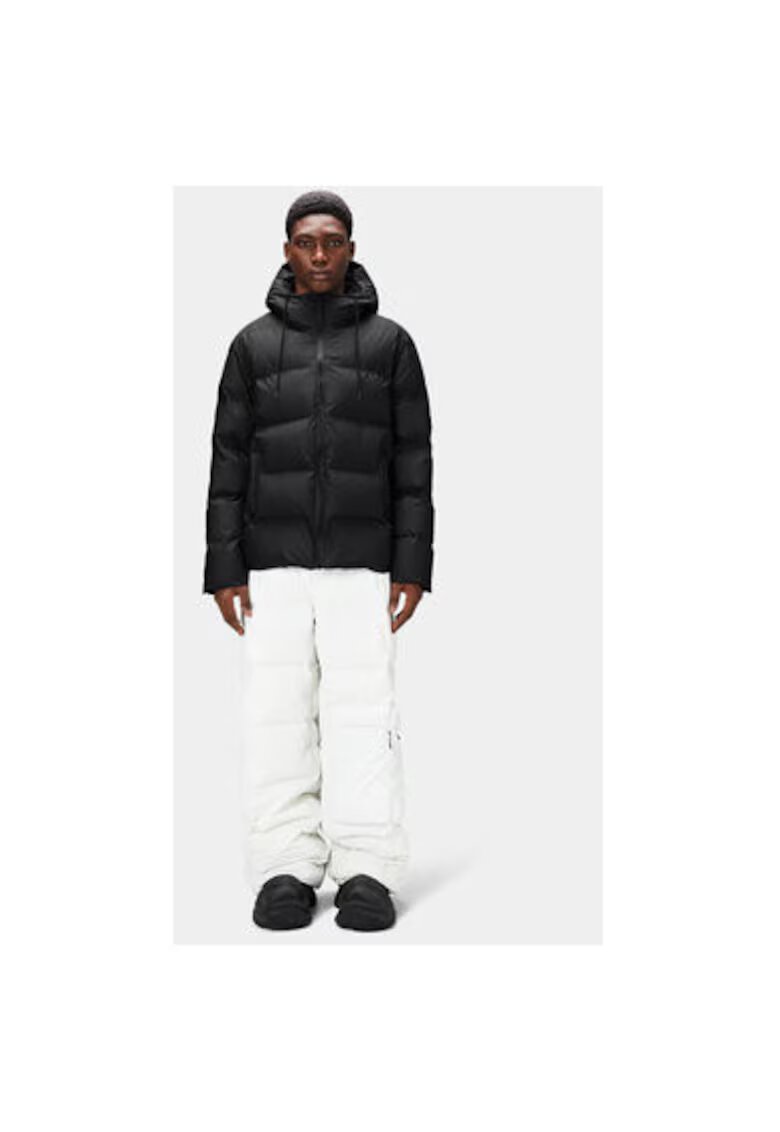 Rains Geaca de iarna unisex 15120 - Poliester - XL INTL - Negru