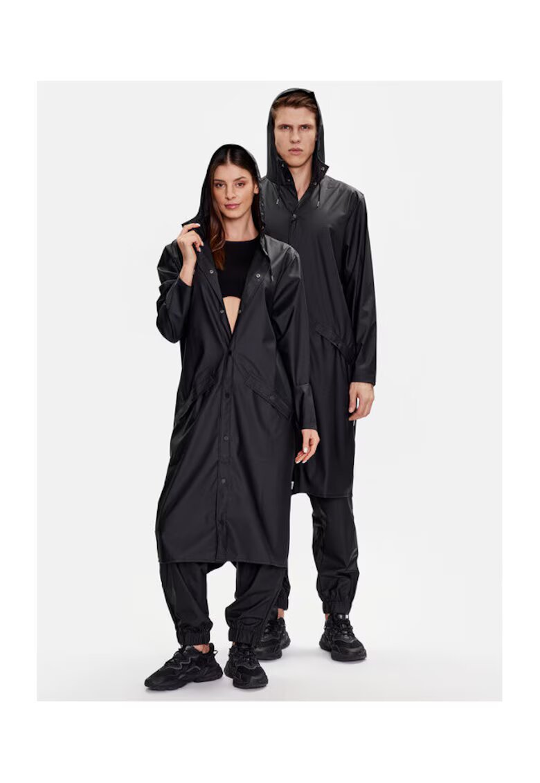 Rains Geaca unisex - 300543733 - Poliester - Negru - Negru