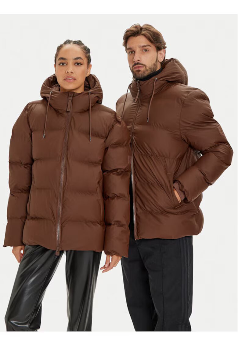 Rains Geaca unisex - 304182136 - Poliester - M INTL - Maro