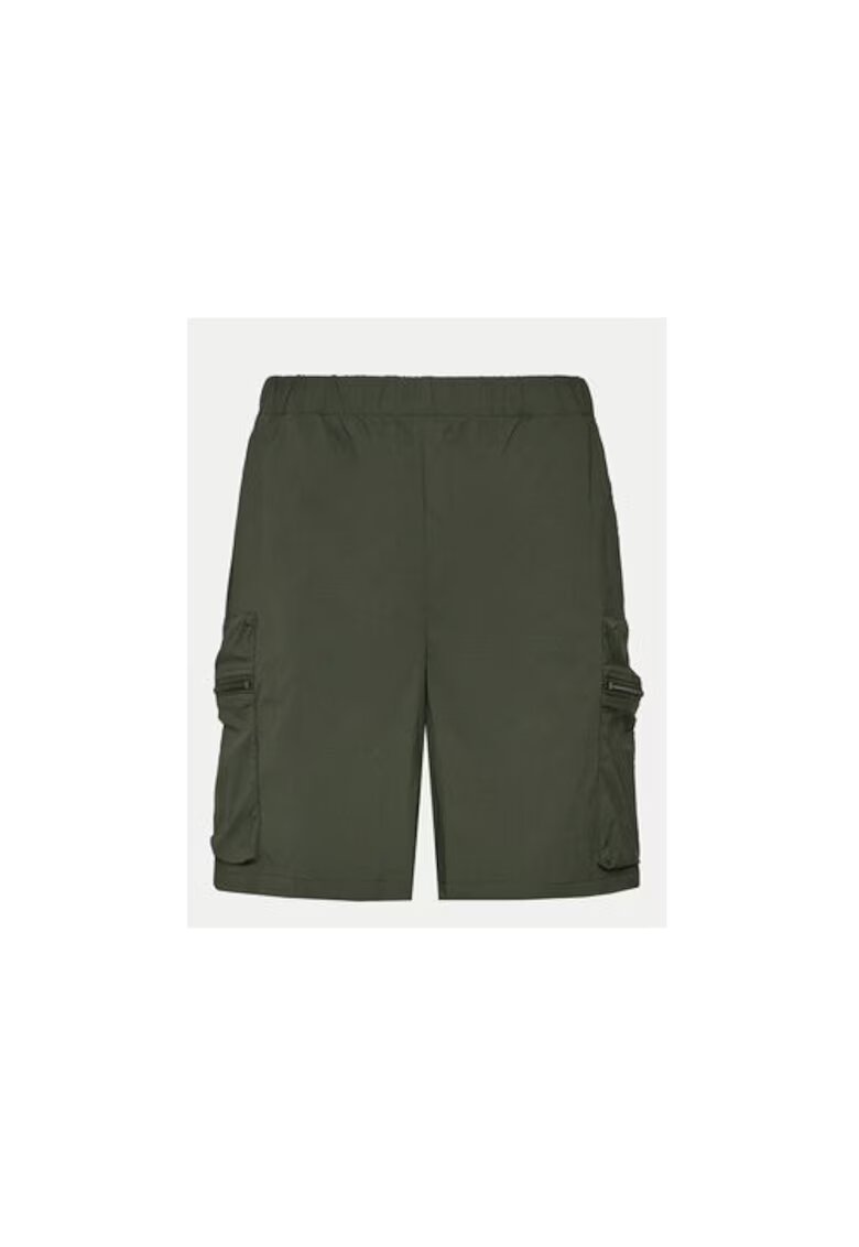 Rains Pantaloni scurti unisex - 303718541 - Nylon - Verde - Verde