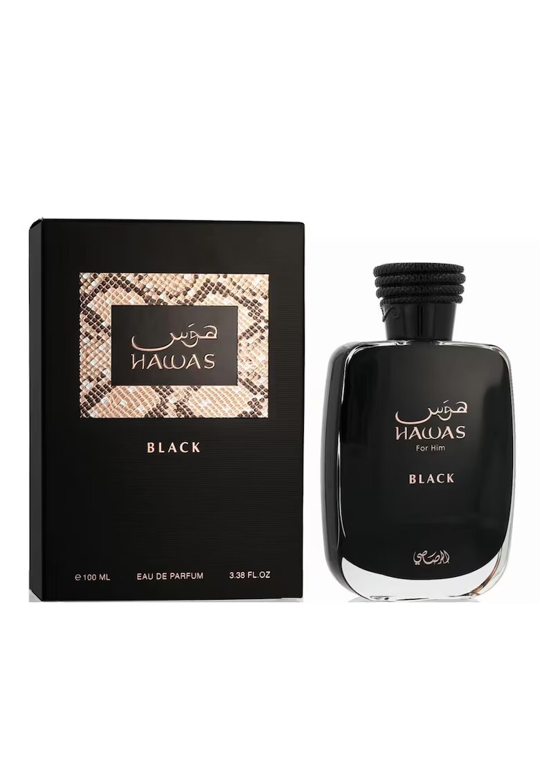 Rasasi Hawas Black Eau de Parfum barbati 100 ml