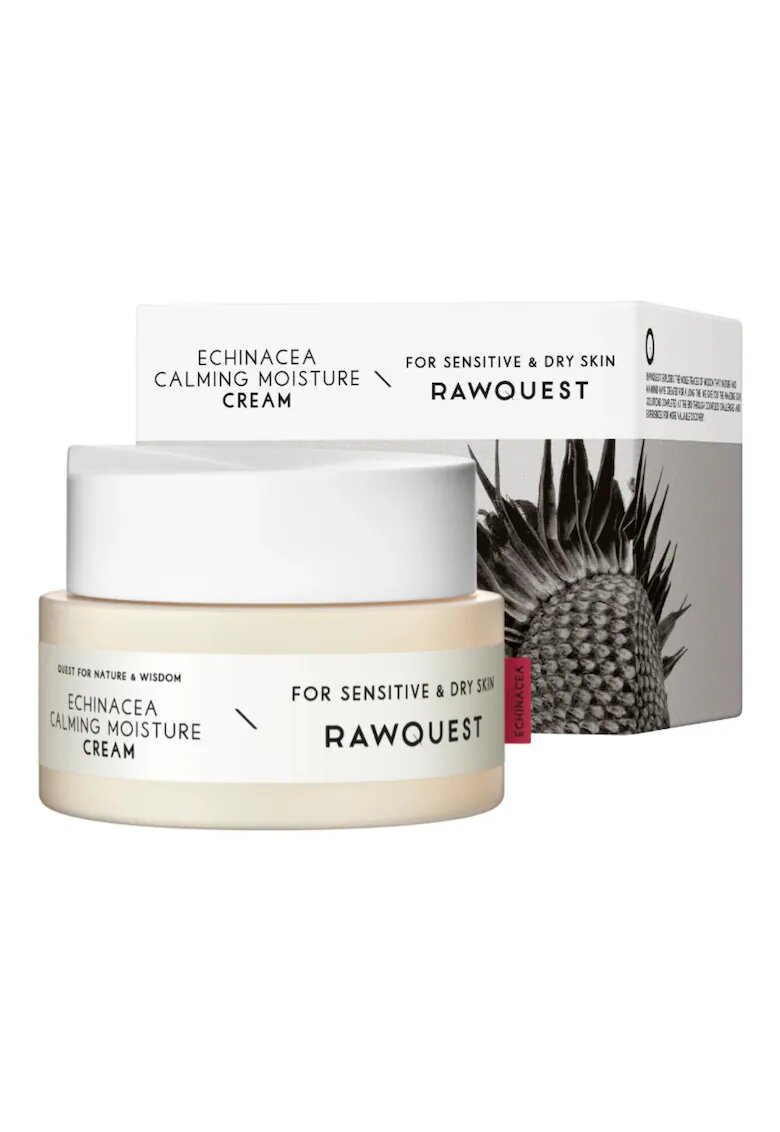 RawQuest Crema calmanta si hidratanta cu echinacea - pentru piele sensibila & uscata - 50 ml