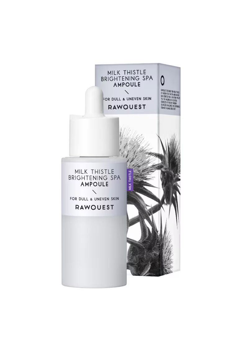 RawQuest Ser cu armurariu pentru luminozitatea tenului tern - cu ton neuniform - Brightening SPA Ampoule - 50 ml