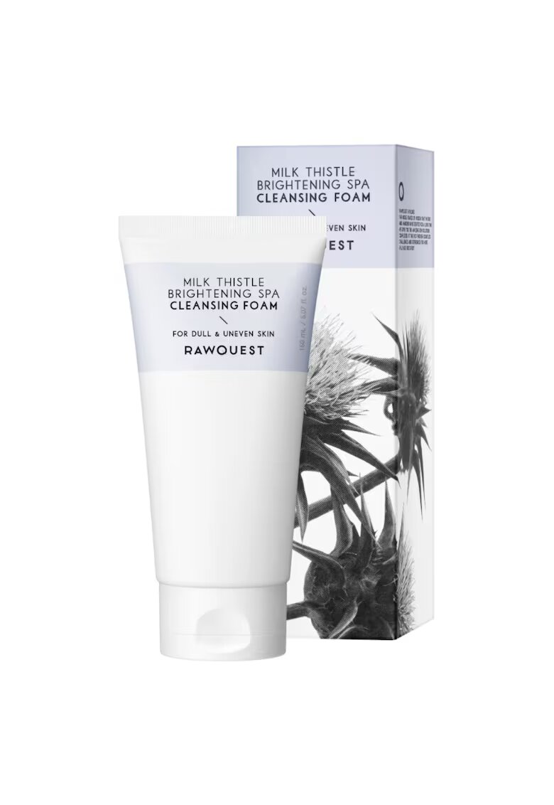 RawQuest Spuma de curatare cu armurariu pentru luminozitatea tenului tern - cu ton neuniform - Brightening SPA - 150 ml