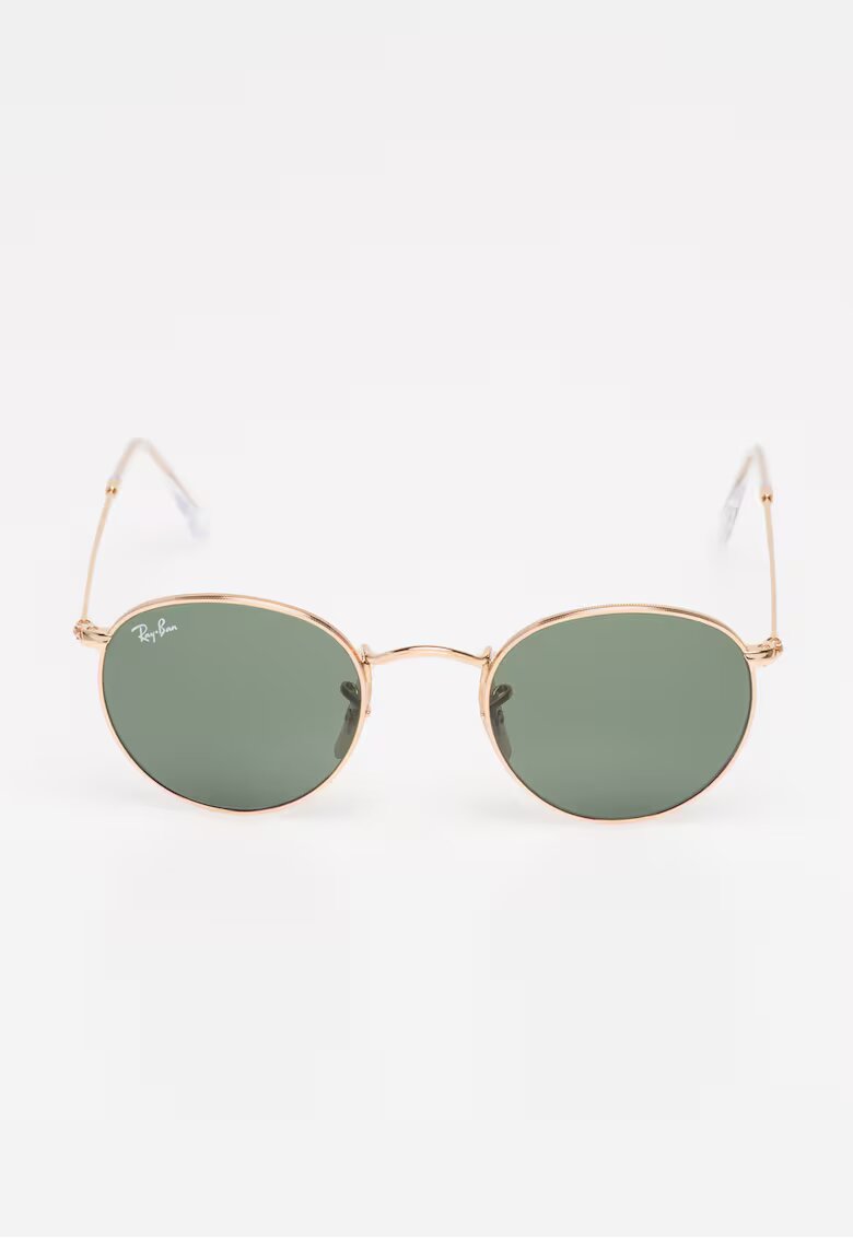 Ray-Ban Ochelari de soare aurii rotunzi