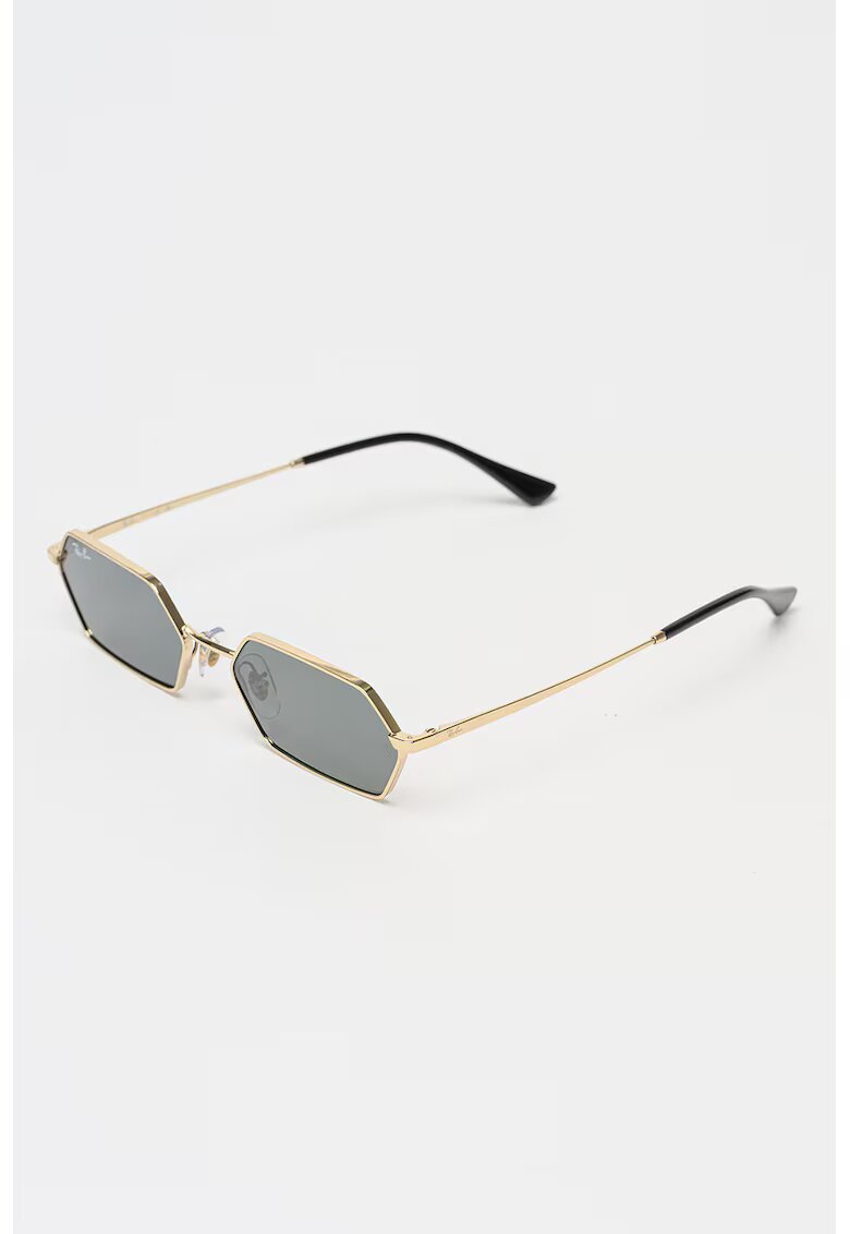 Ray-Ban Ochelari de soare hexagonali unisex - Auriu/Negru
