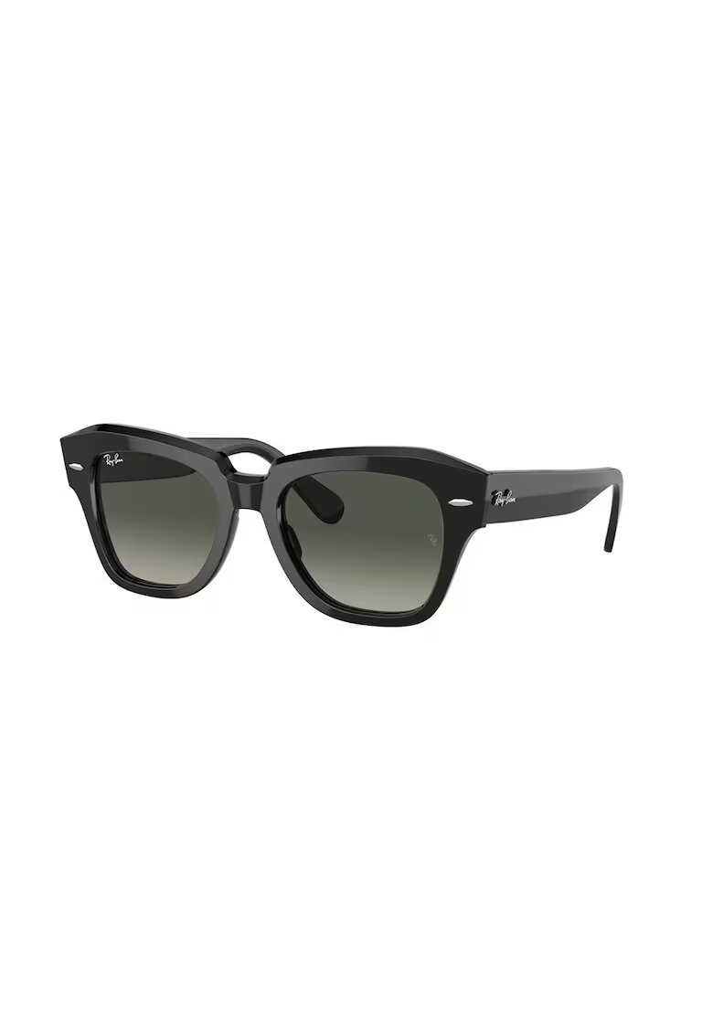 Ray-Ban Ochelari de soare patrati unisex State Street - Negru