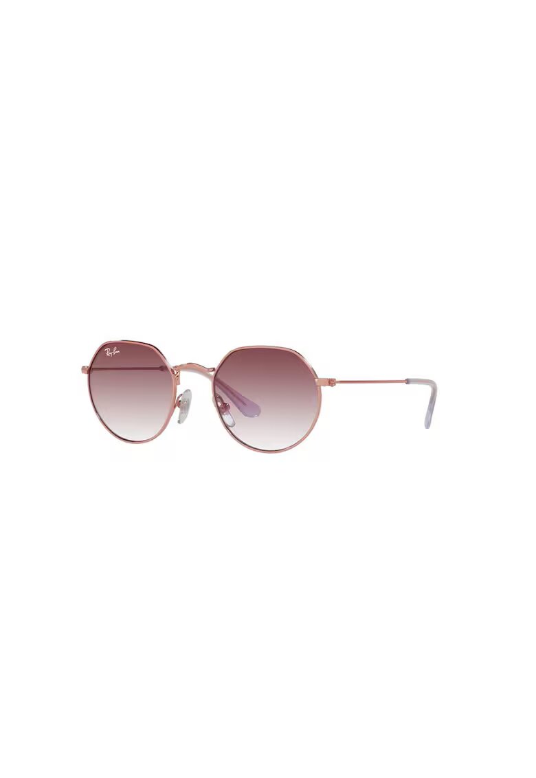 Ray-Ban Ochelari de soare rotunzi cu rama metalica Junior Jack - Auriu rose -