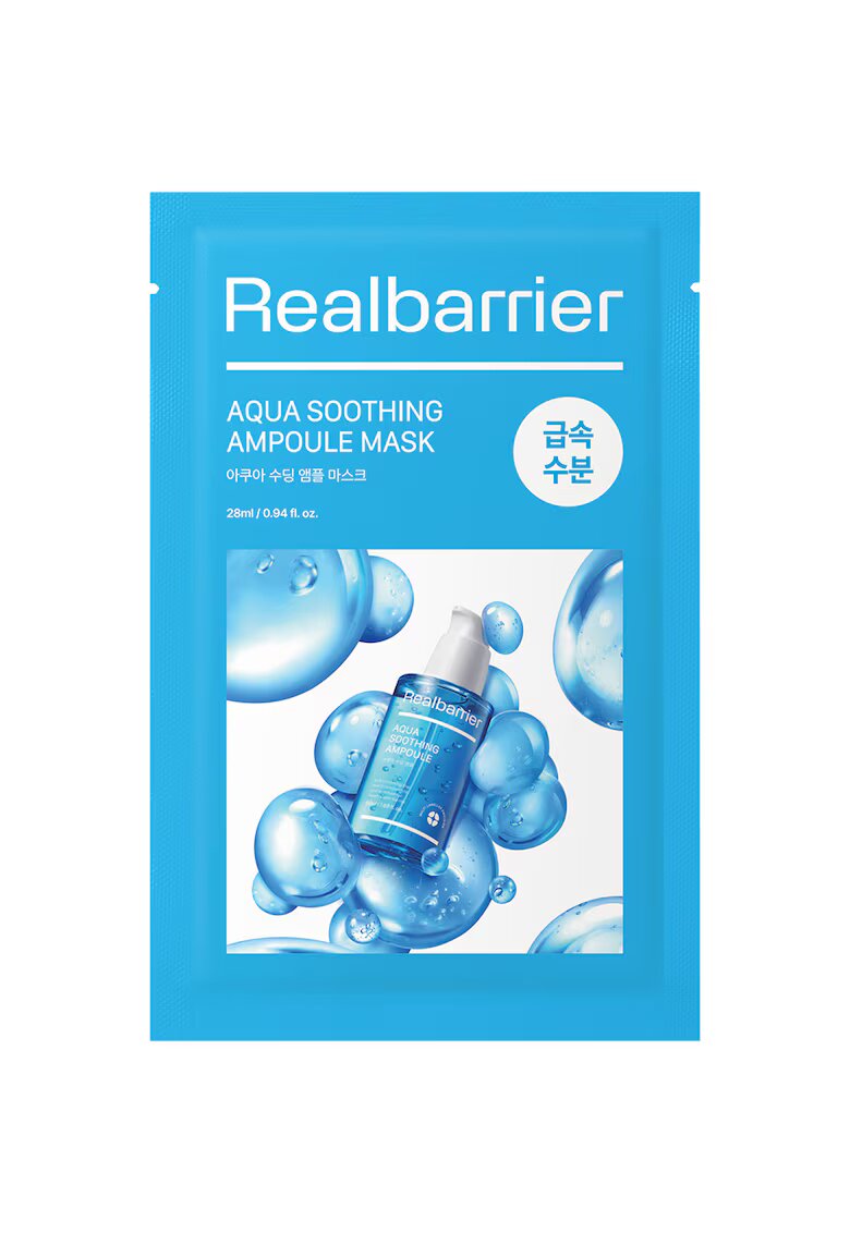 Real Barrier Masca ampoula calmant aqua pentru fata - 28 ml
