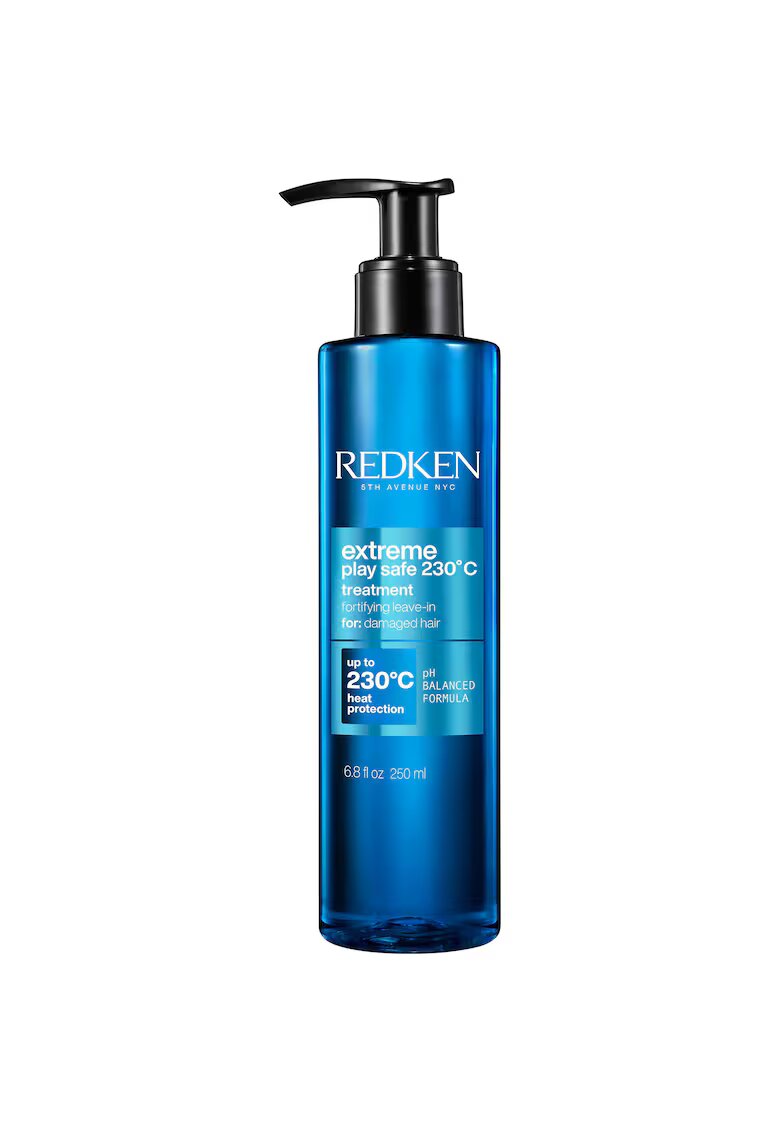 Redken Protectie termica Extreme Play Safe 230 C pentru parul deteteriorat - fara clatire - 250 ml