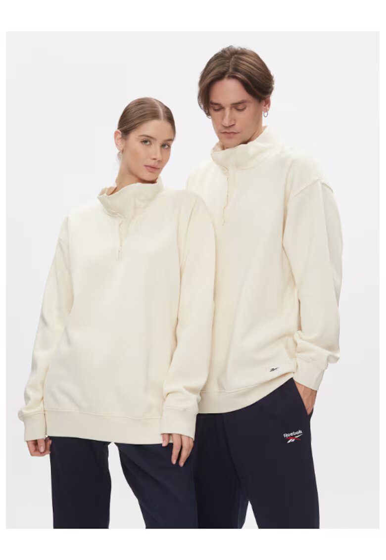 Reebok Bluza barbati - 300002766 - Bumbac - Ecru