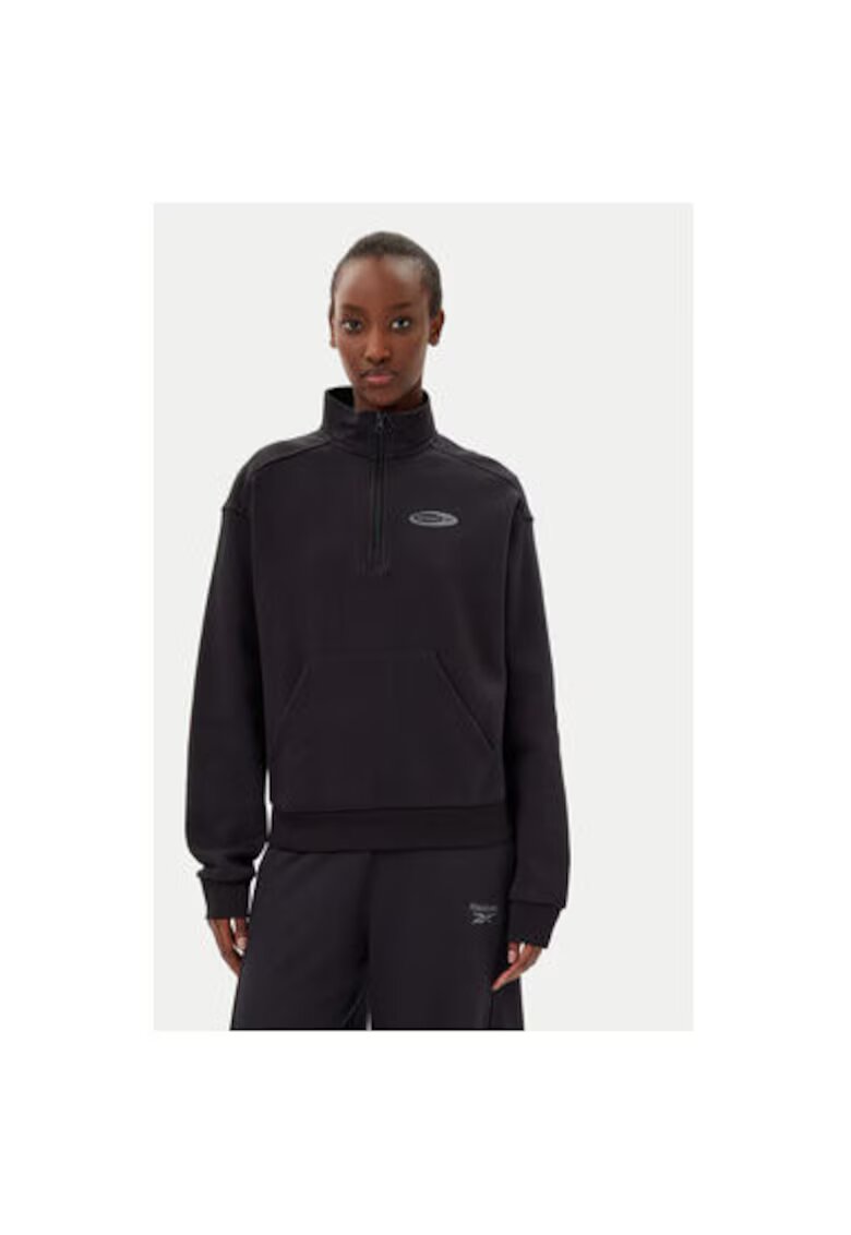 Reebok Bluza dama 100214264 - Bumbac/Elastan - Negru - Negru