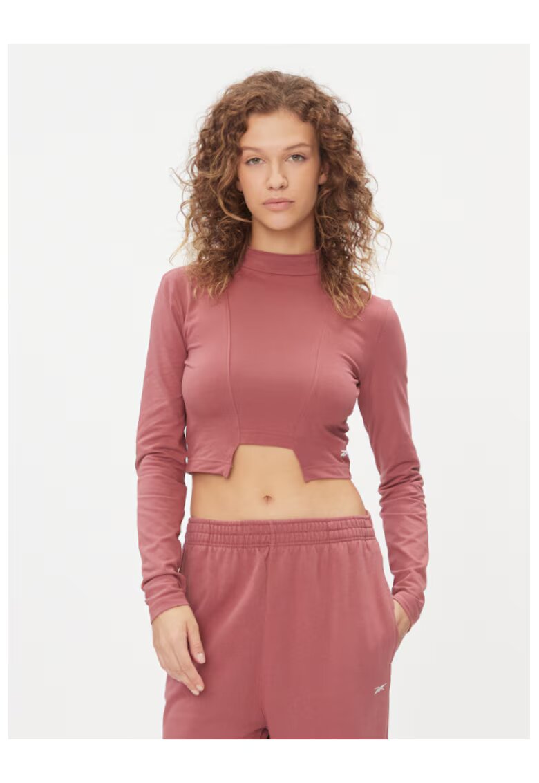 Reebok Bluza dama - 302536078 - Bumbac - Roz