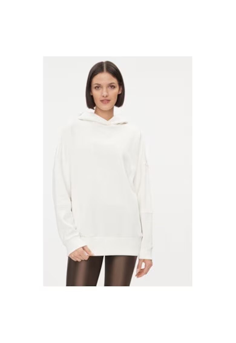 Reebok Bluza dama - 302536771 - Bumbac/Poliester reciclat - Alb - Alb