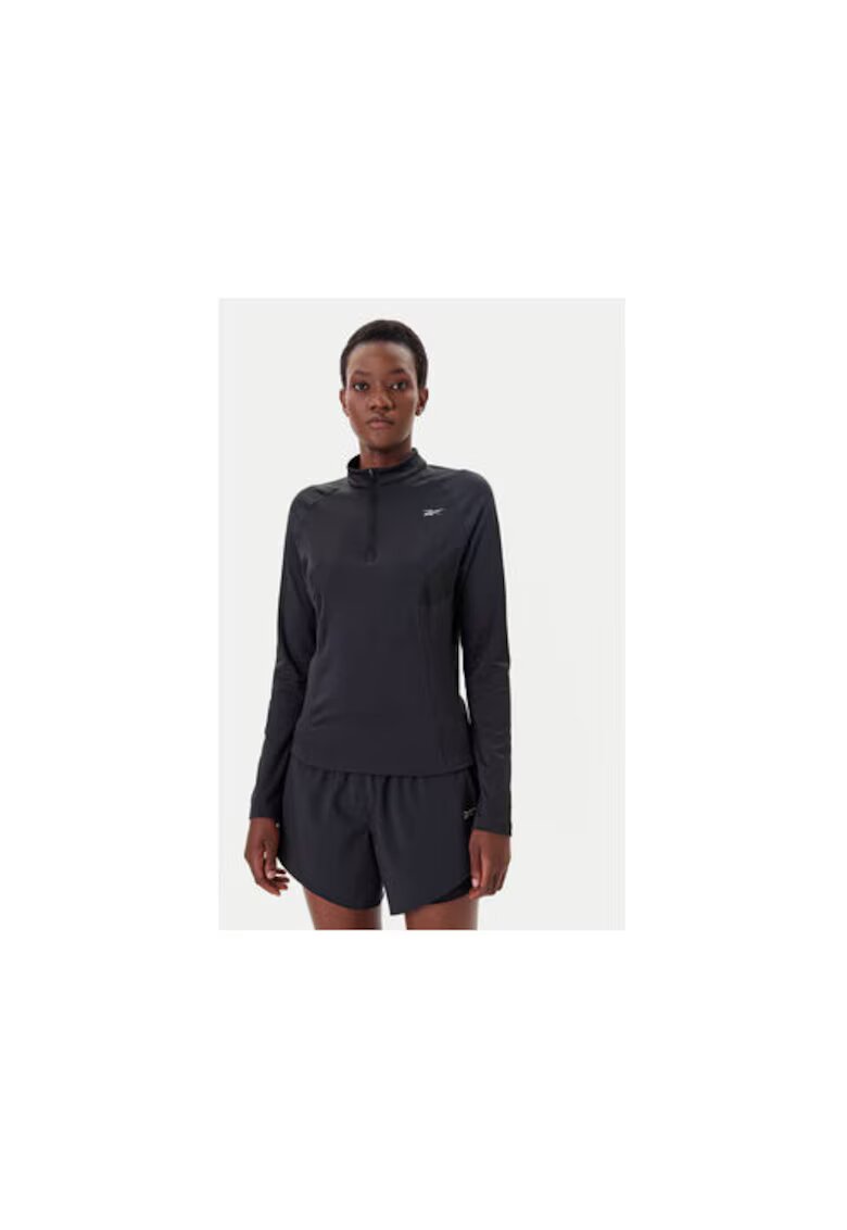 Reebok Bluza sport dama - 112516 103741 NGHBLK - poliester reciclat - elastan - Negru