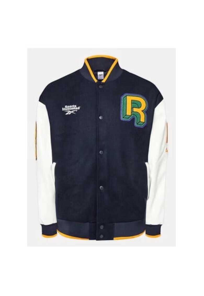 Reebok Geaca barbati - 304553011 - Poliester/Acril/Lana - Albastru - Albastru