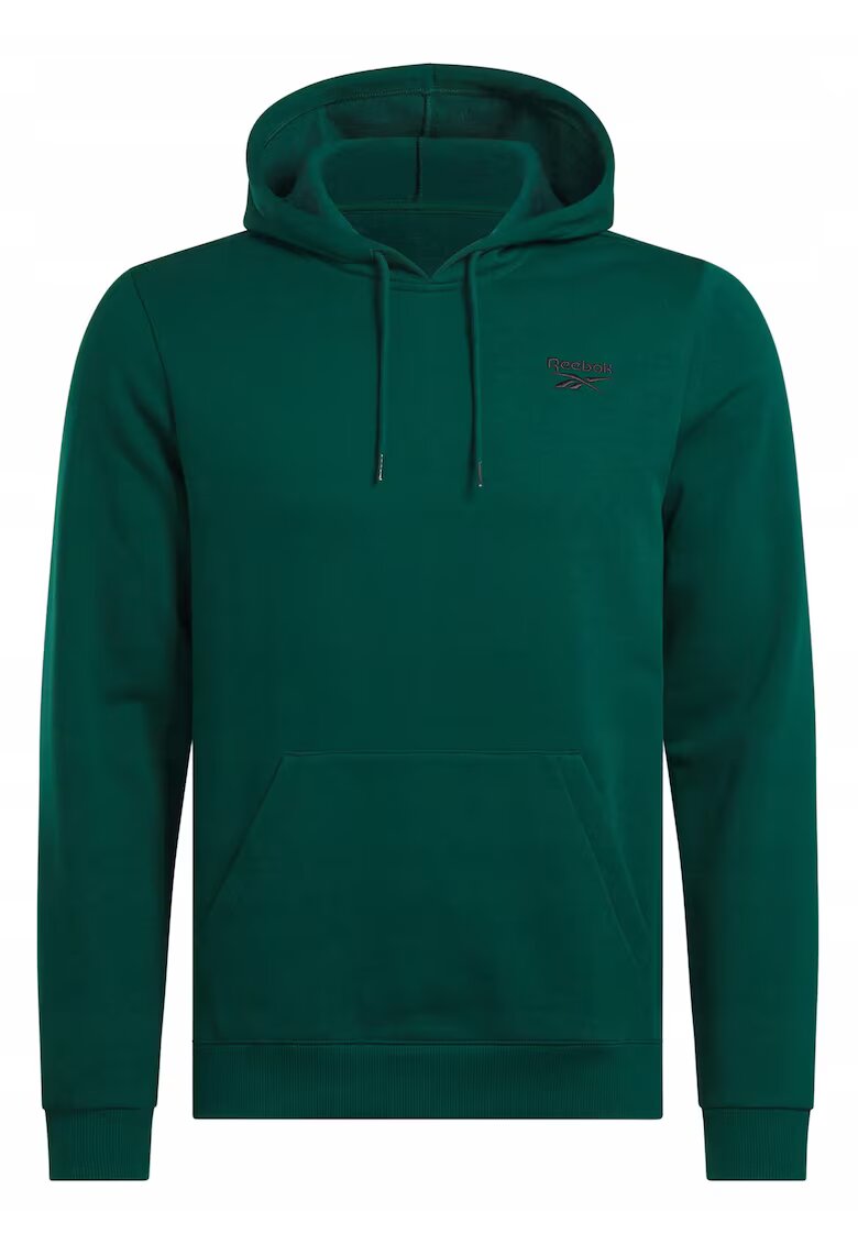Reebok Hanorac casual cu glugă - Verde inchis
