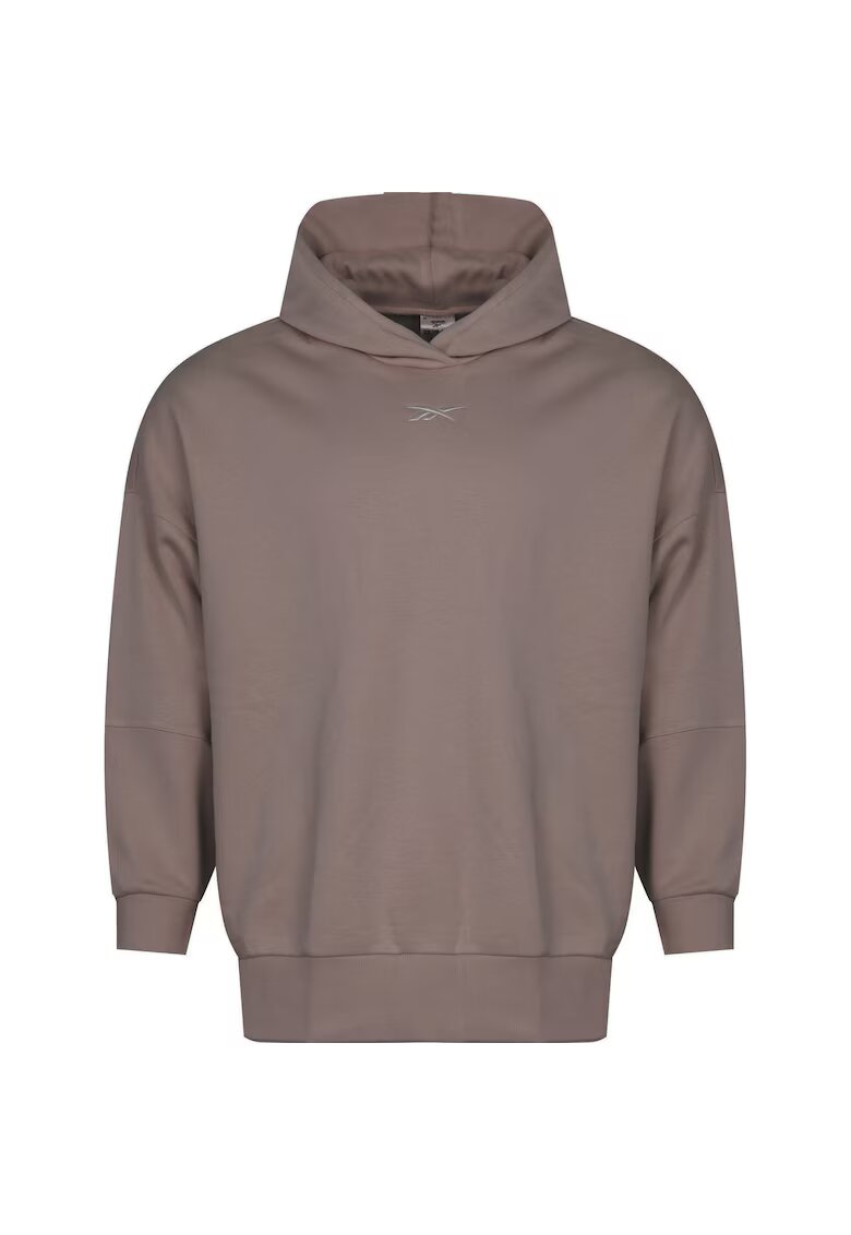 Reebok Hanorac sport barbati HR5964 - Bumbac/Poliester - Maro