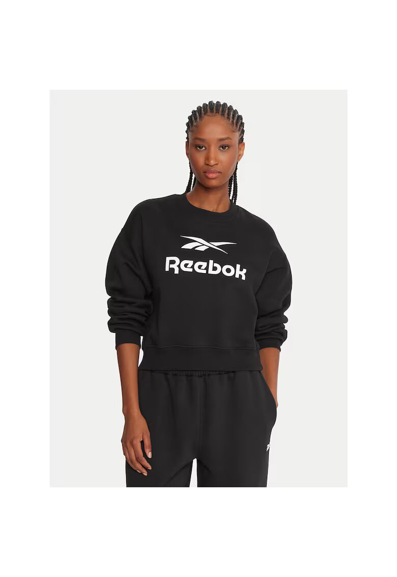Reebok Hanorac sport dama din material respirabil - negru