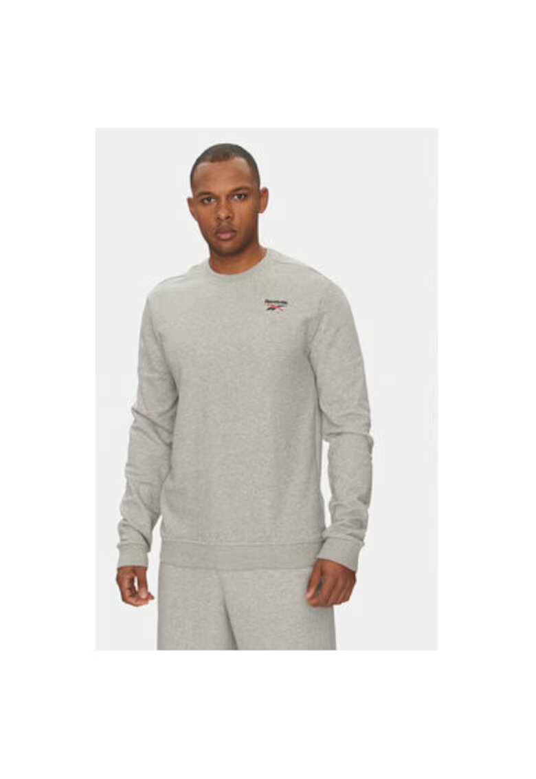 Reebok Hanorc barbati 100221789 - Bumbac/Poliester - Gri
