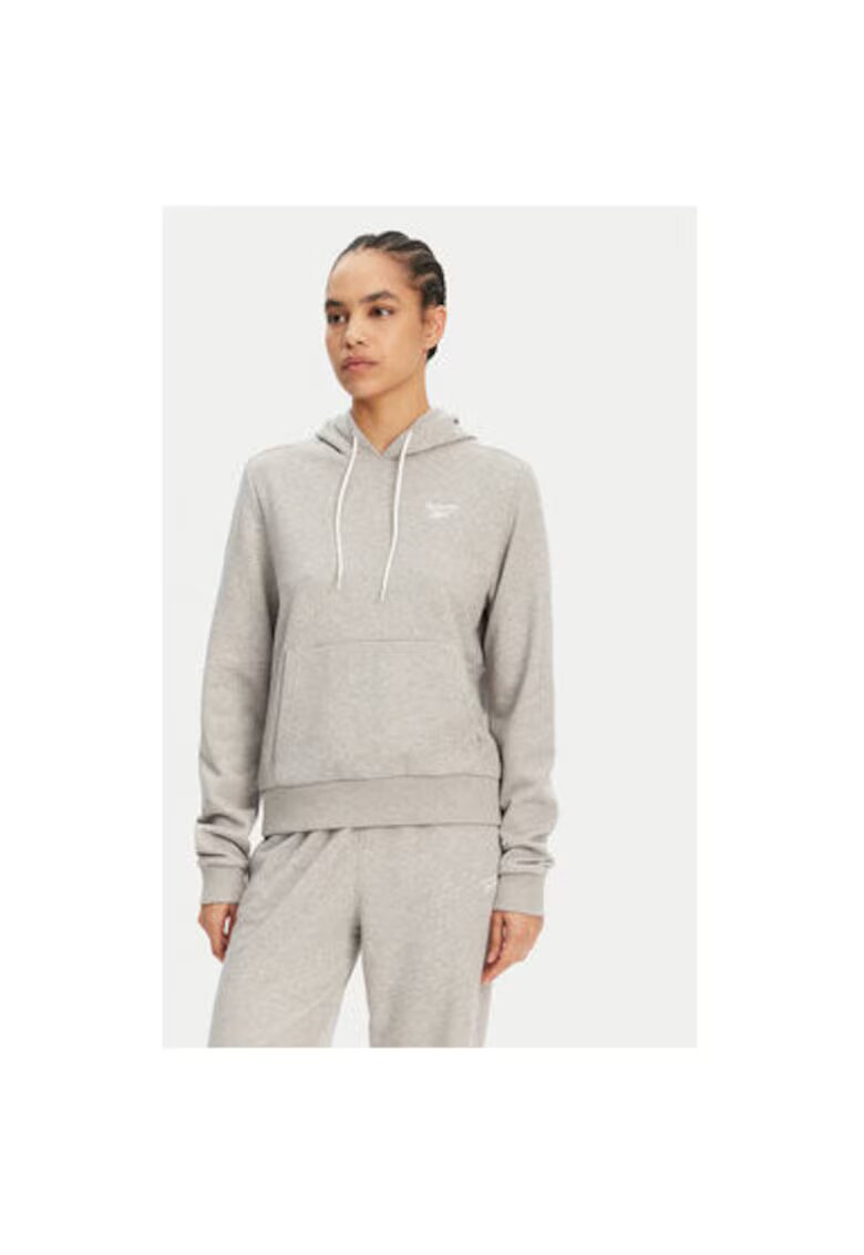 Reebok Hanorc dama 100075635 - Bumbac/Poliester - Gri - Gri