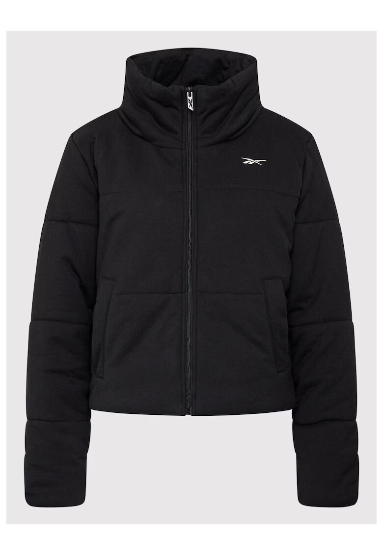 Reebok Jacheta femei - Poliester - 209984392 - Negru