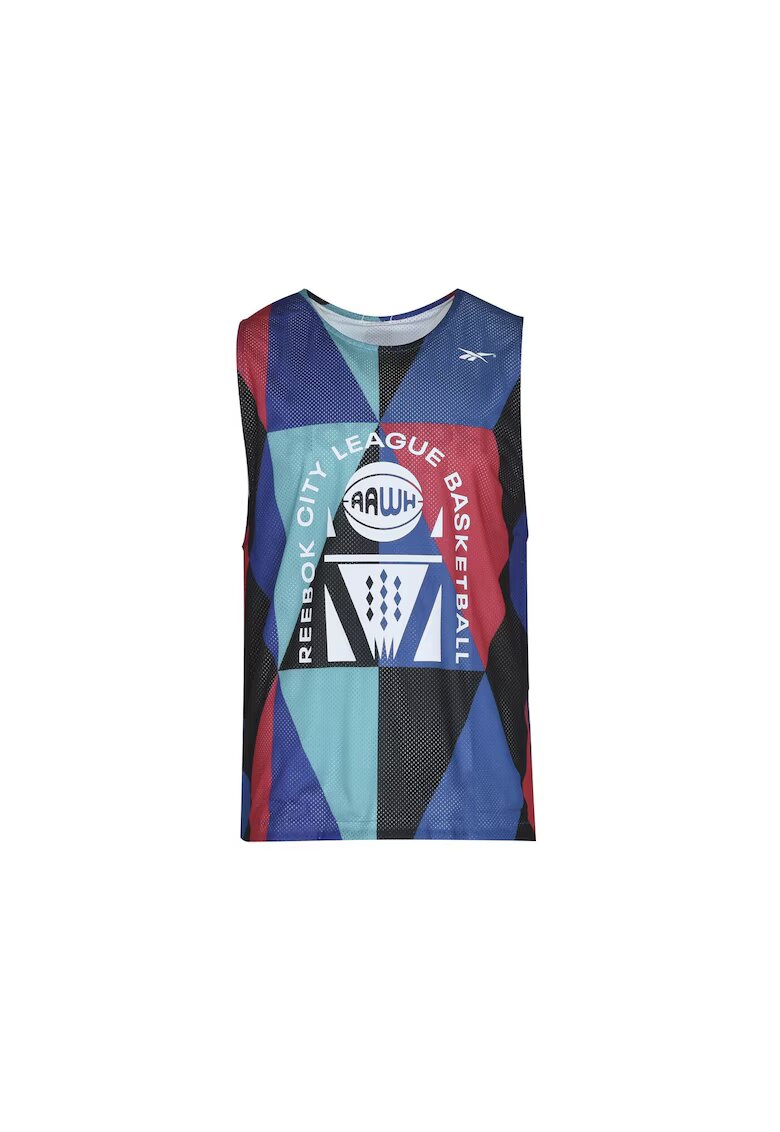 Reebok Maiou reversibil baschet barbati poliester - multicolor -