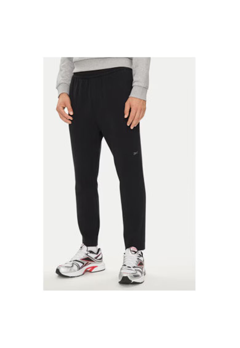 Reebok Pantaloni barbati - 304552434 - Bumbac - Negru - Negru