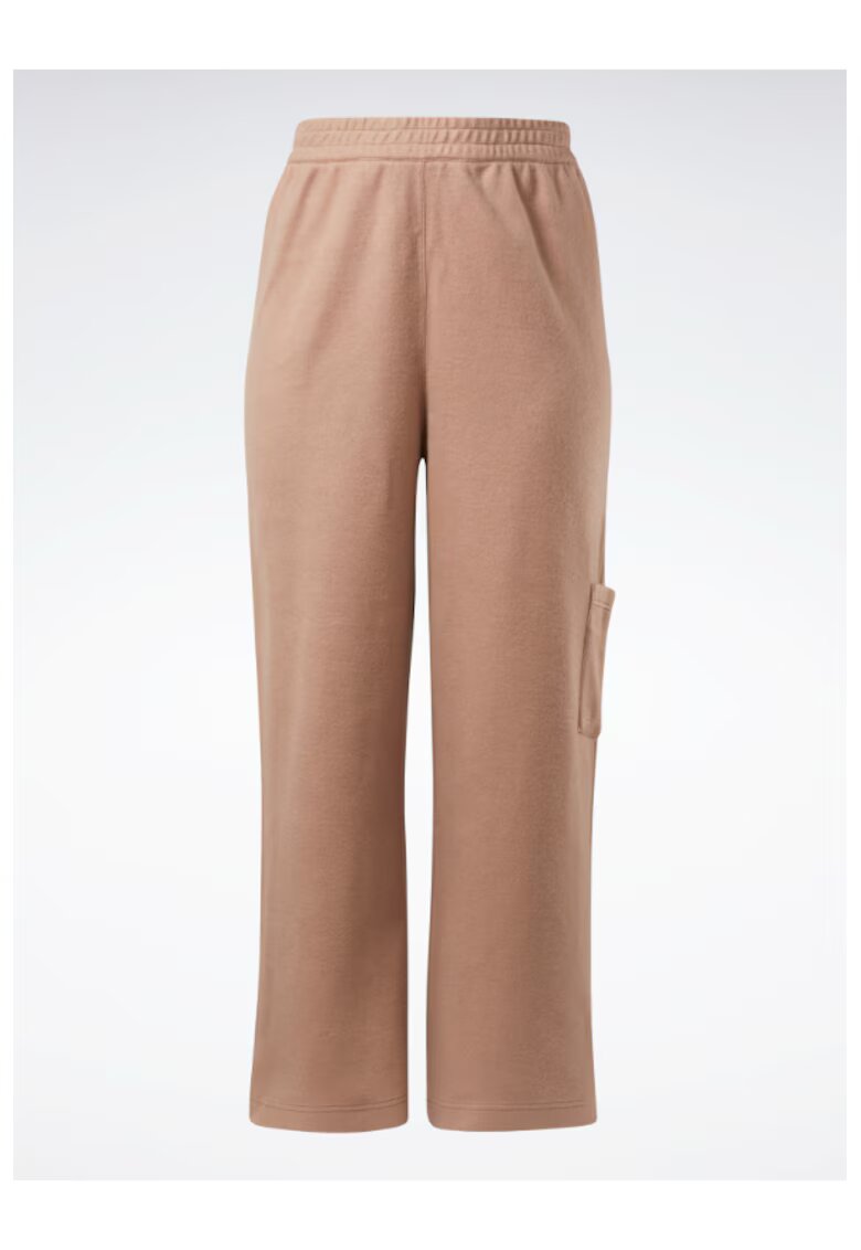 Reebok Pantaloni dama - 301508977 - Bumbac - Maro