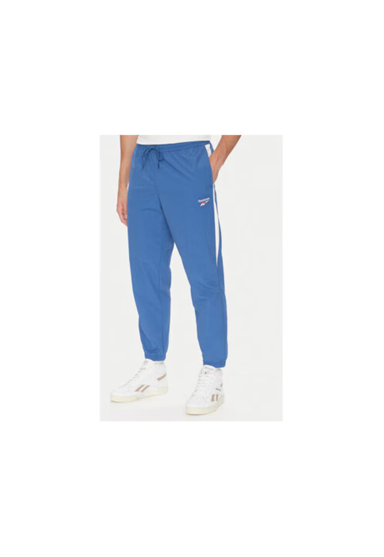Reebok Pantaloni de trening barbati 119498 - Poliamida - Albastru - Albastru