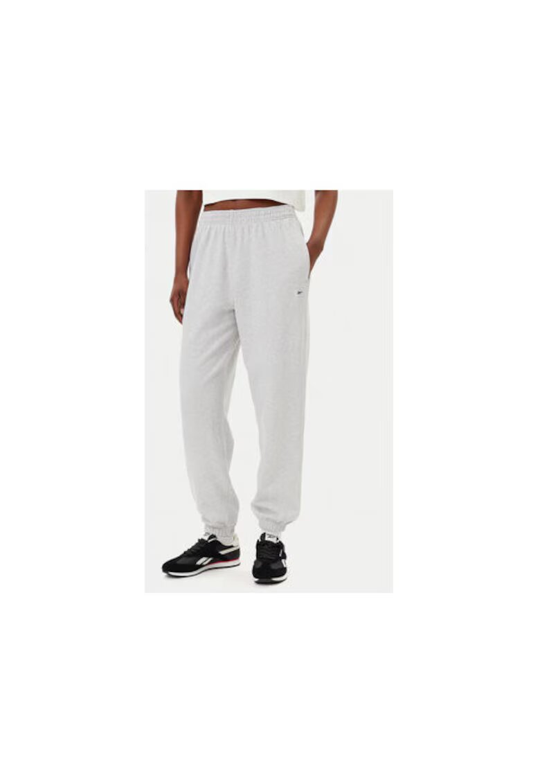 Reebok Pantaloni de trening dama 100221467 - Bumbac - Gri - Gri