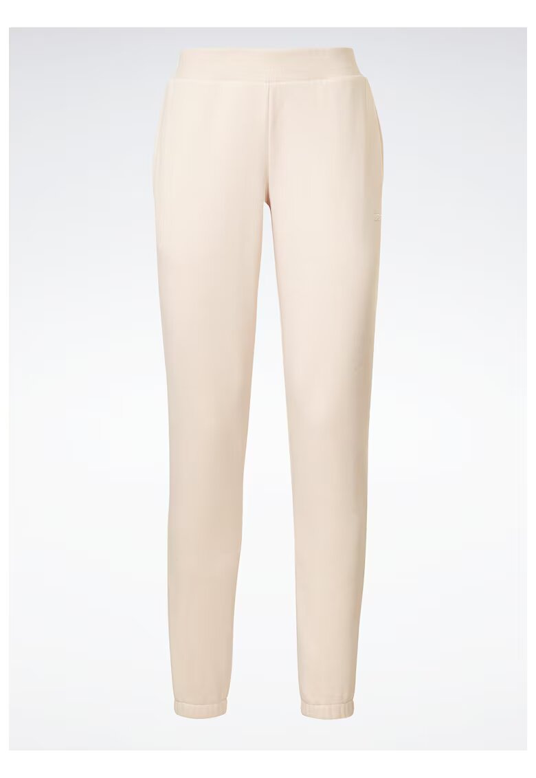 Reebok Pantaloni de trening dama - 301161141 - Bumbac - Bej - Bej