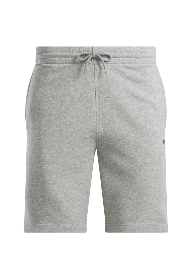 Reebok Pantaloni scurti barbati 100221793 - talie elastica - bumbac/poliester - gri