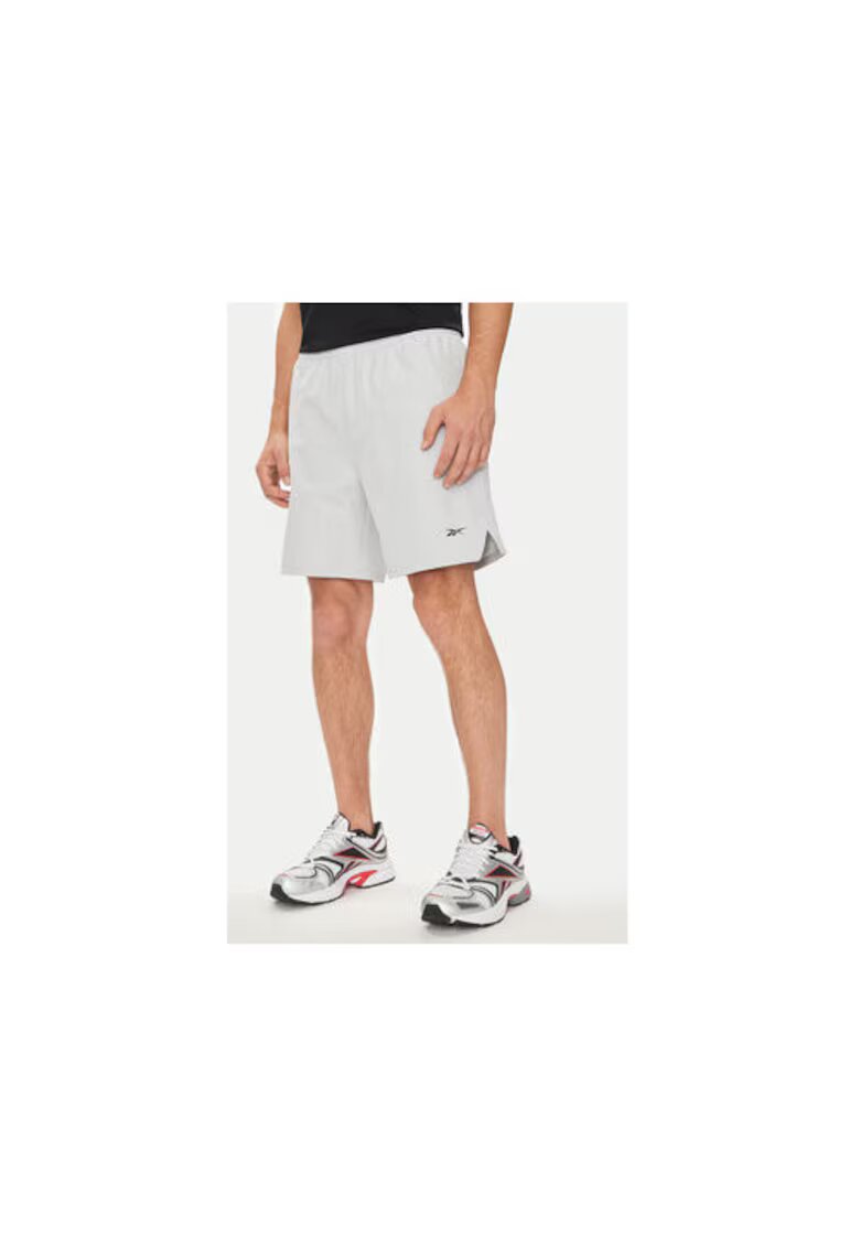 Reebok Pantaloni scurti barbati - 304552342 - Poliester - Gri - Gri