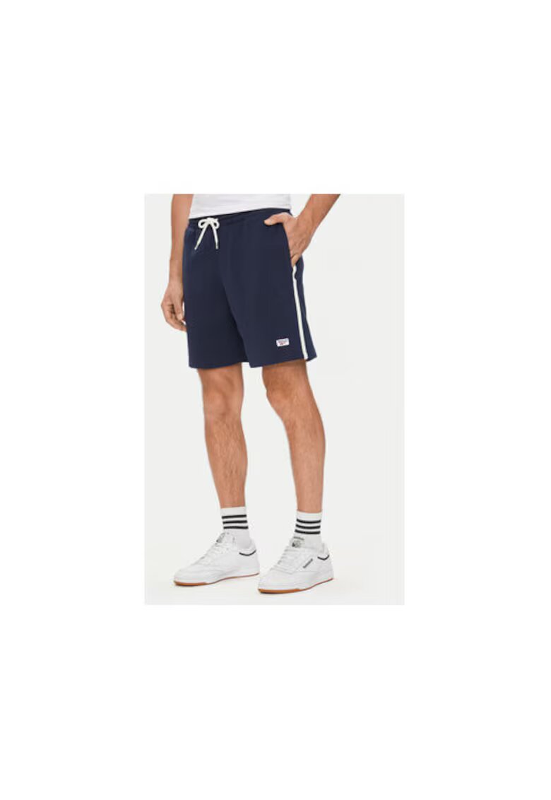 Reebok Pantaloni scurti barbati - 304552403 - Bumbac/Poliester reciclat - Albastru - Albastru