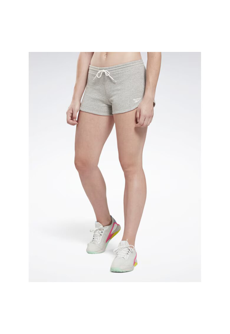 Reebok Pantaloni scurti dama - 302302307 - Bumbac/Poliester reciclat - XL INTL - Gri