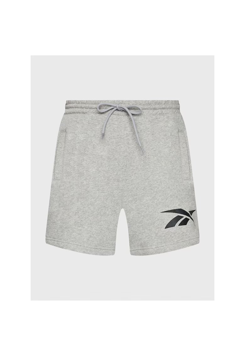 Reebok Pantaloni scurti sport barbati - 300122594 - Bumbac - Gri
